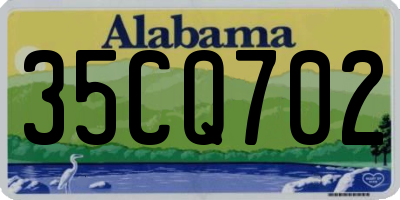AL license plate 35CQ702