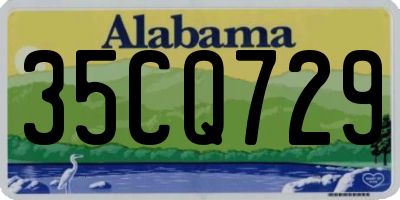 AL license plate 35CQ729