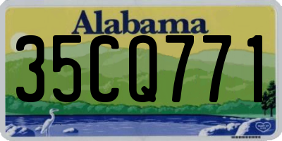 AL license plate 35CQ771