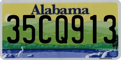 AL license plate 35CQ913