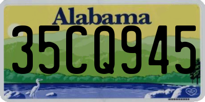 AL license plate 35CQ945