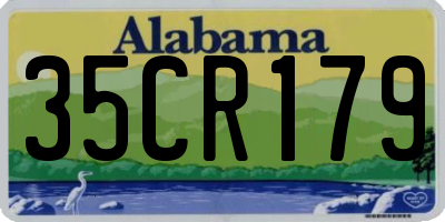 AL license plate 35CR179
