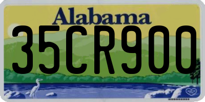 AL license plate 35CR900