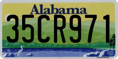AL license plate 35CR971