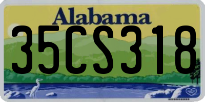 AL license plate 35CS318