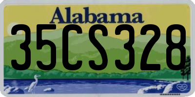 AL license plate 35CS328