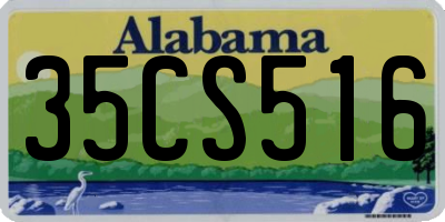 AL license plate 35CS516