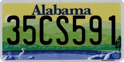 AL license plate 35CS591