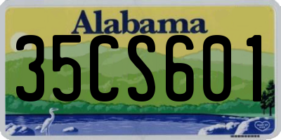 AL license plate 35CS601
