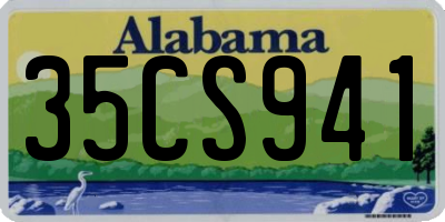 AL license plate 35CS941