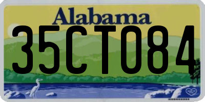 AL license plate 35CT084