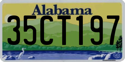 AL license plate 35CT197