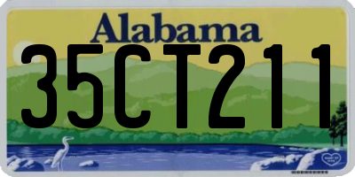 AL license plate 35CT211