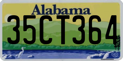 AL license plate 35CT364