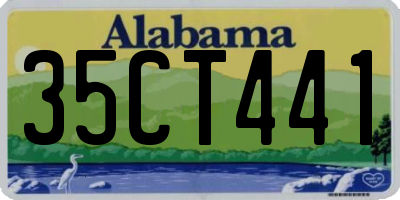 AL license plate 35CT441