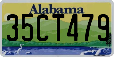 AL license plate 35CT479
