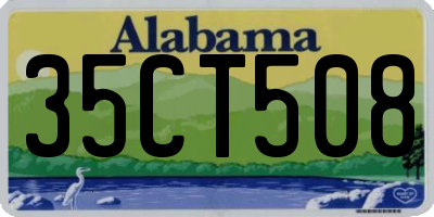 AL license plate 35CT508