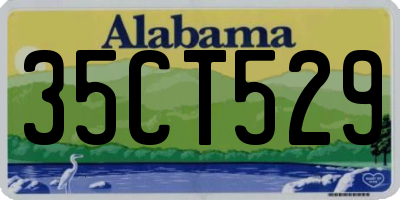 AL license plate 35CT529