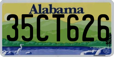AL license plate 35CT626