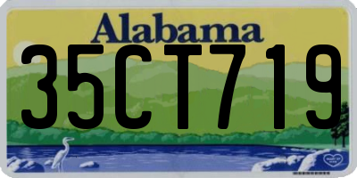 AL license plate 35CT719