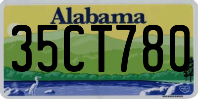 AL license plate 35CT780