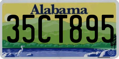 AL license plate 35CT895