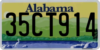AL license plate 35CT914