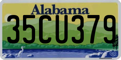 AL license plate 35CU379
