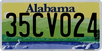AL license plate 35CV024