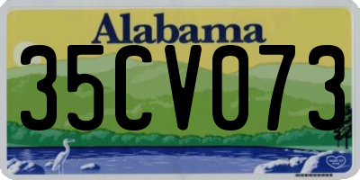 AL license plate 35CV073