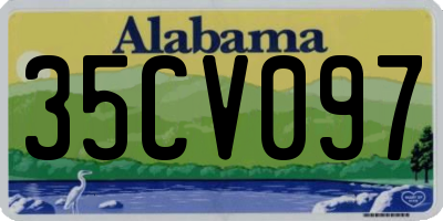 AL license plate 35CV097