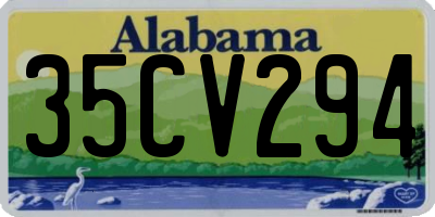 AL license plate 35CV294