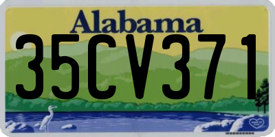 AL license plate 35CV371