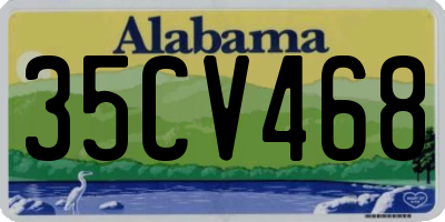 AL license plate 35CV468