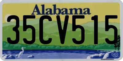 AL license plate 35CV515