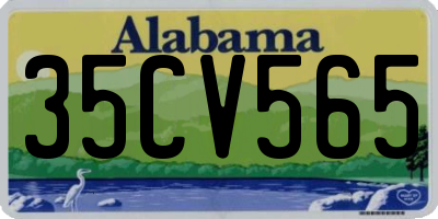 AL license plate 35CV565