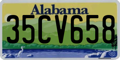 AL license plate 35CV658