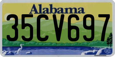 AL license plate 35CV697