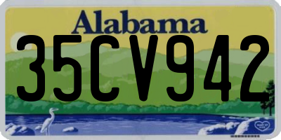 AL license plate 35CV942