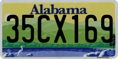 AL license plate 35CX169