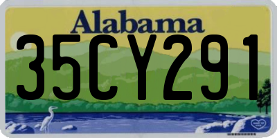 AL license plate 35CY291