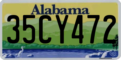 AL license plate 35CY472
