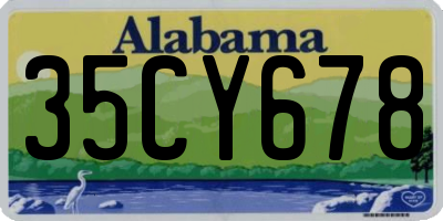 AL license plate 35CY678