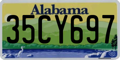 AL license plate 35CY697