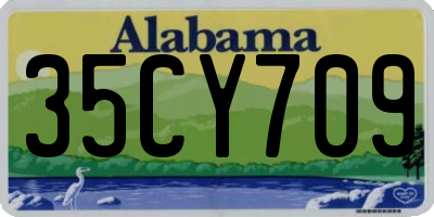 AL license plate 35CY709
