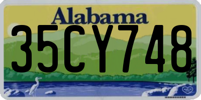 AL license plate 35CY748