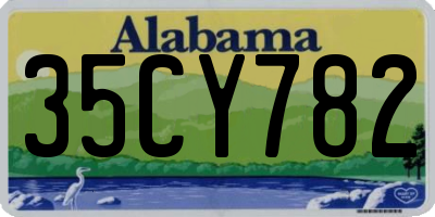 AL license plate 35CY782
