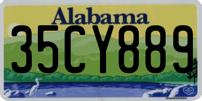 AL license plate 35CY889