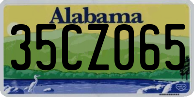 AL license plate 35CZ065