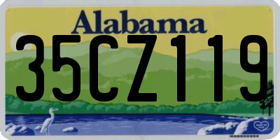 AL license plate 35CZ119